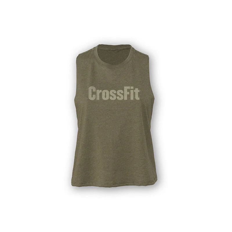 Women's CrossFit Tonal Crop Tank - Image 6