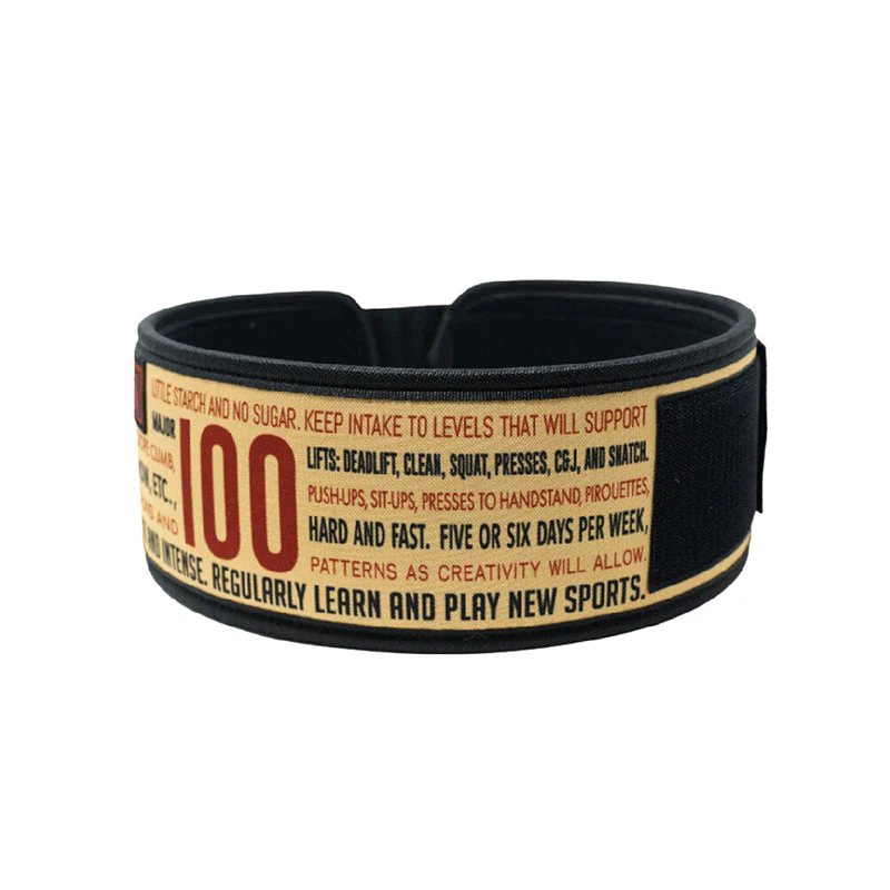 2POOD 100 Words 4" Weightlifting Belt - Image 3