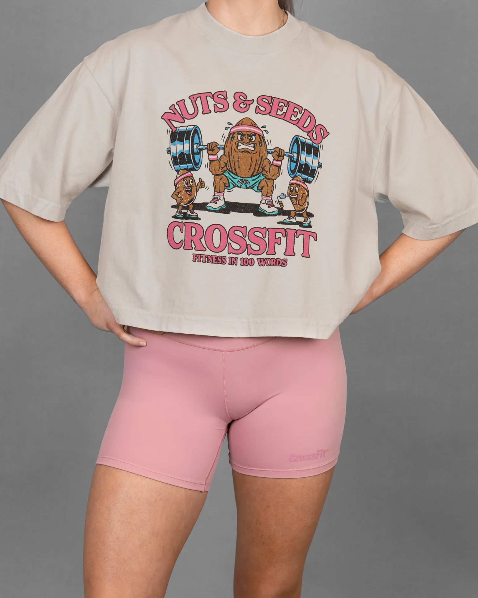 CrossFit Nuts & Seeds Crop Tee - Image 3