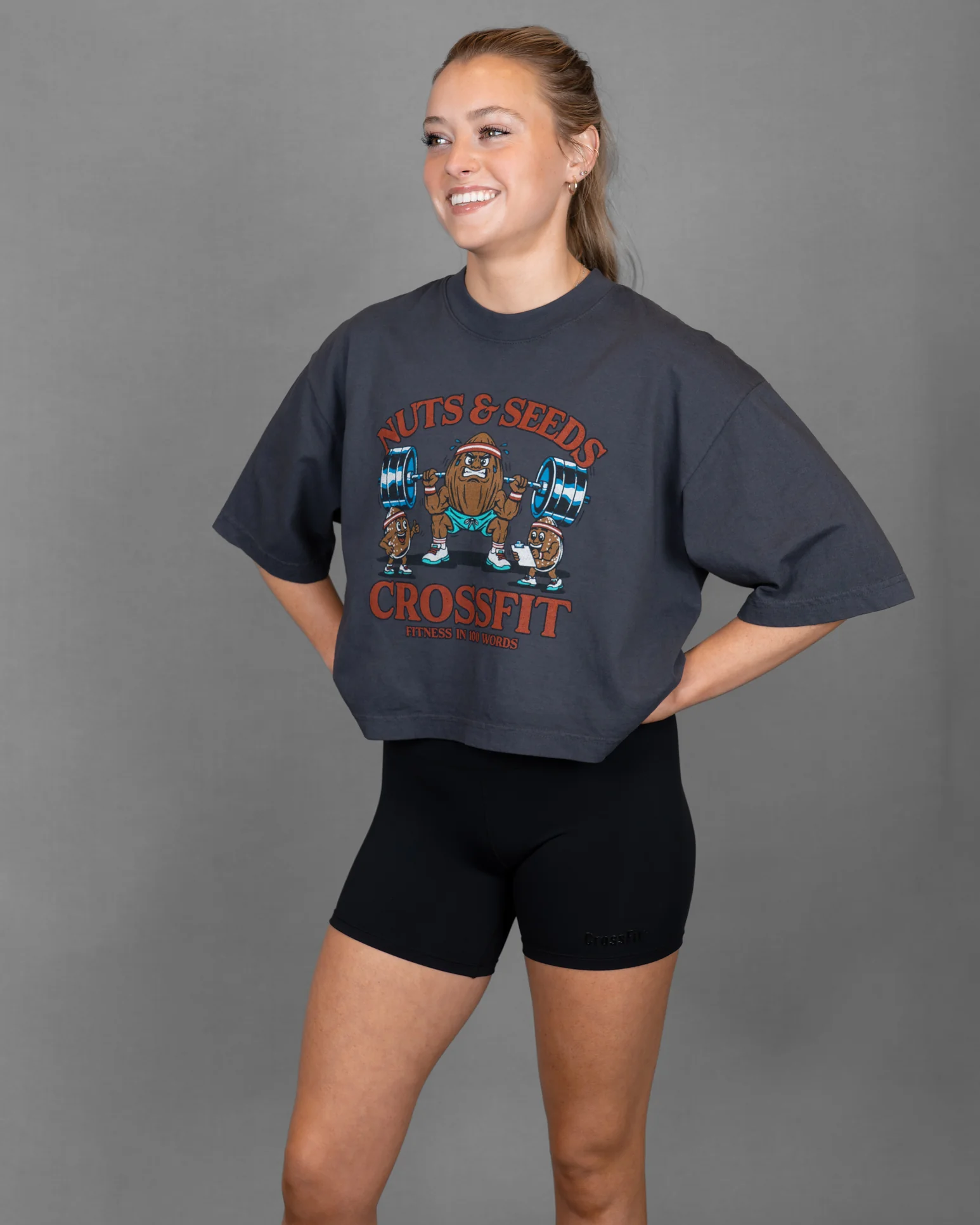 CrossFit Nuts & Seeds Crop Tee - Image 6
