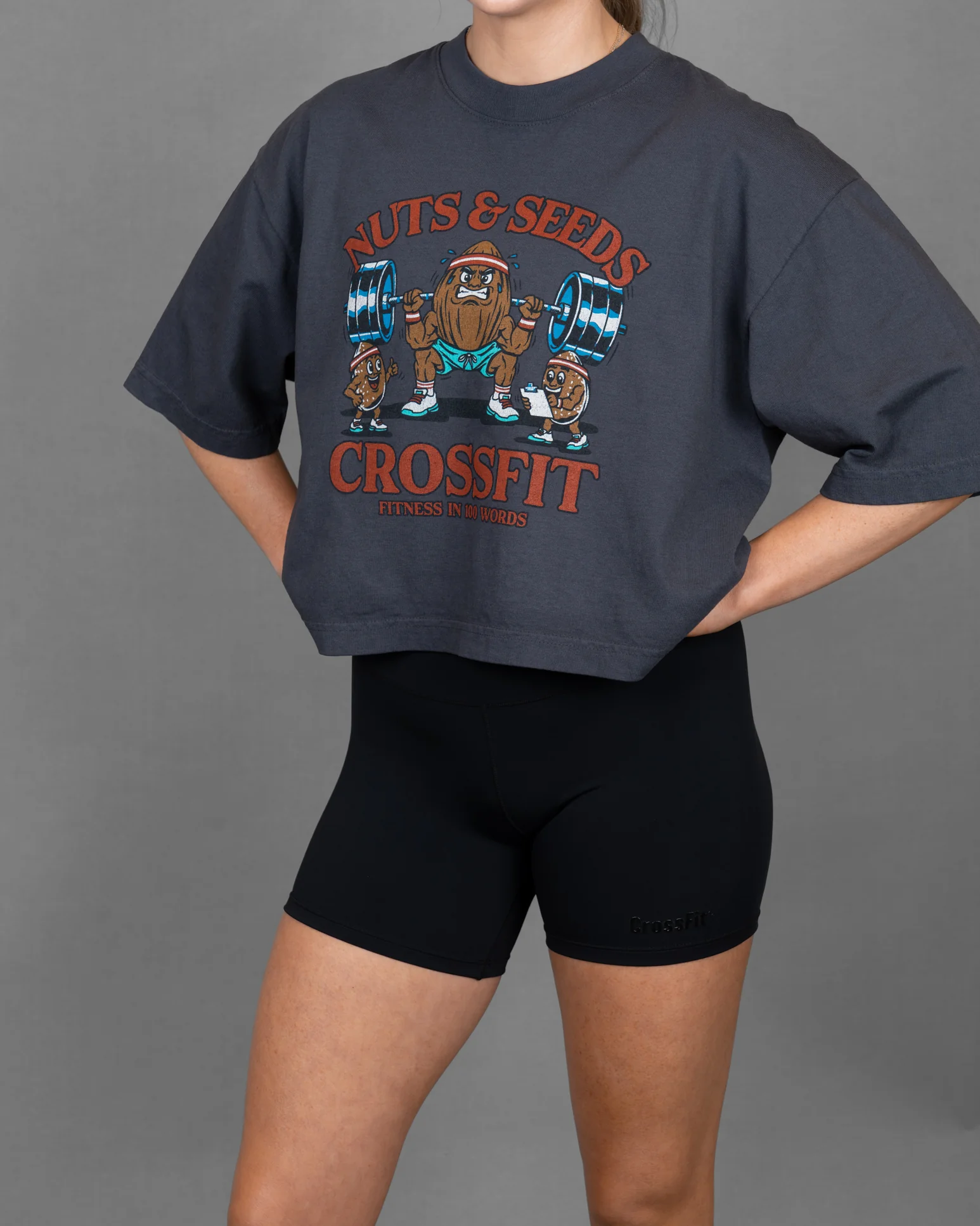 CrossFit Nuts & Seeds Crop Tee - Image 8