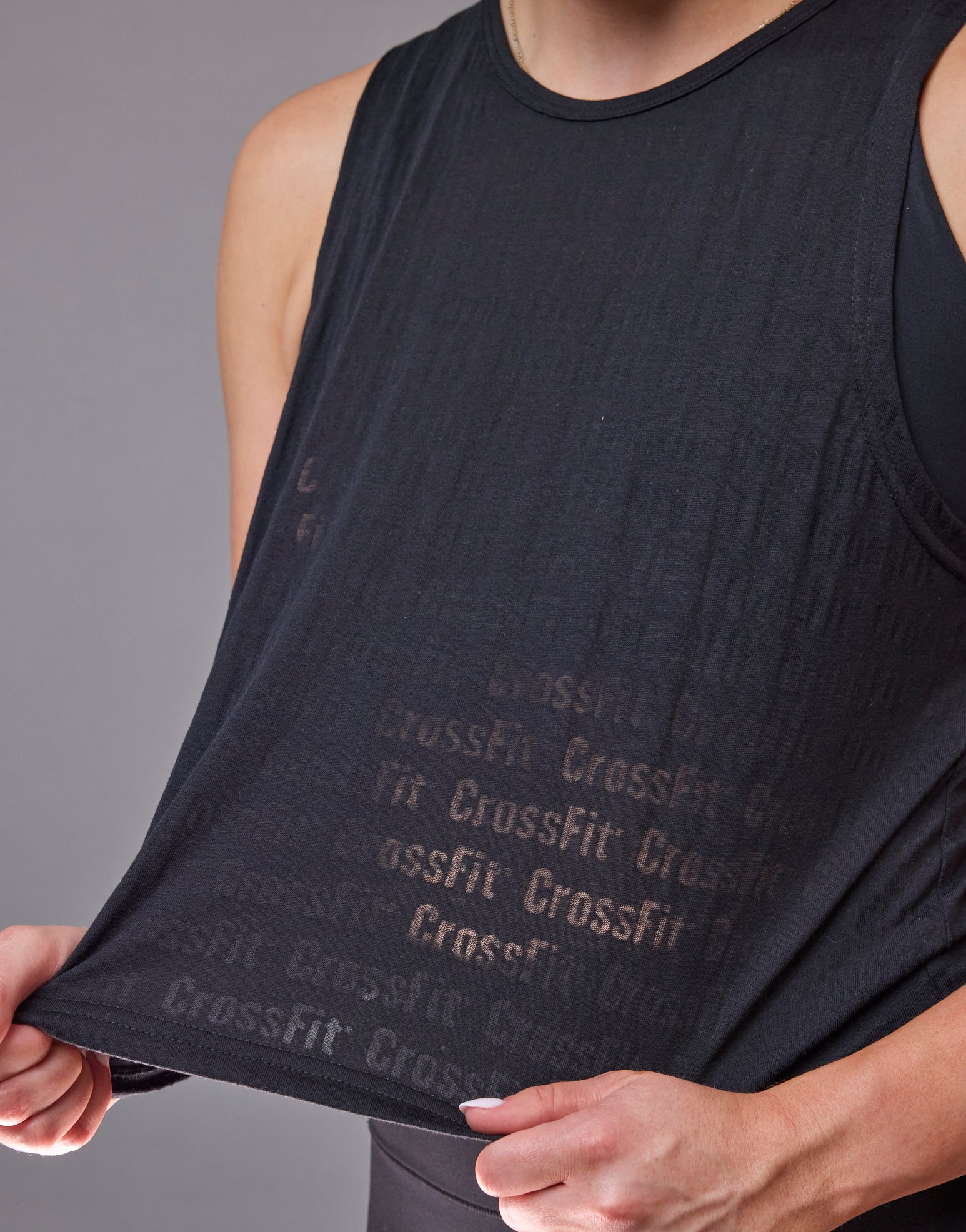 Women's Burnout Crop Tank - Image 11