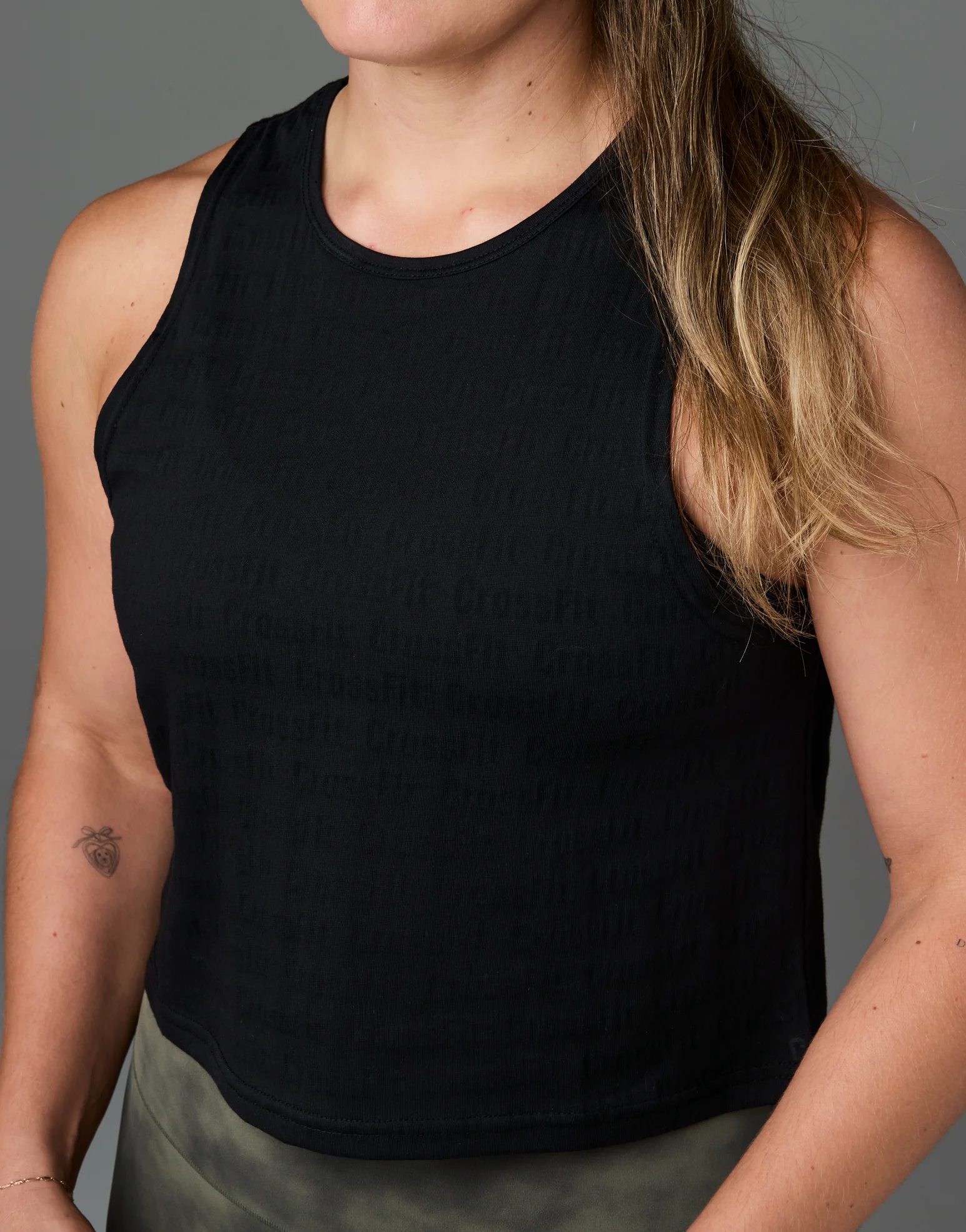 Women's Burnout Crop Tank - Image 8