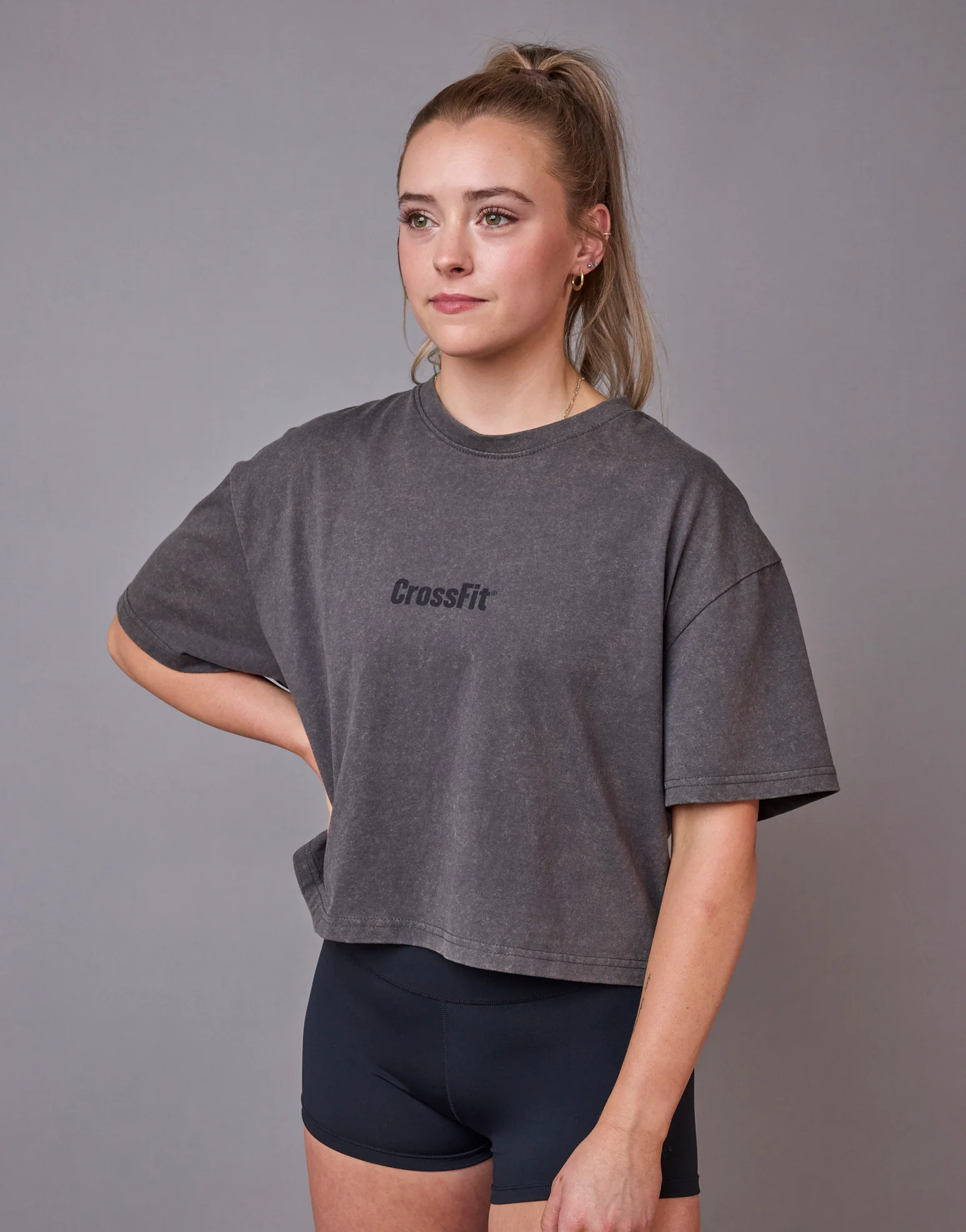 Women's Routine Mineral Wash Boxy Tee - Image 4